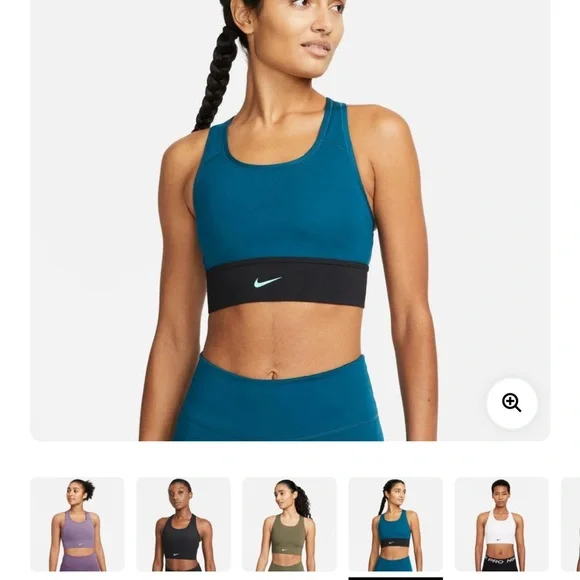 Nike Women's Blue Sports Bra - Picture 7 of 7